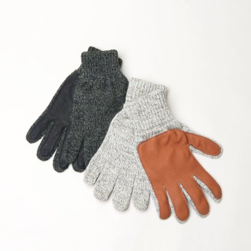 NEWBERRY KNITTING (ニューベリーニッティング) Deerskin Palm Ragg Wool Glove / グローブ
