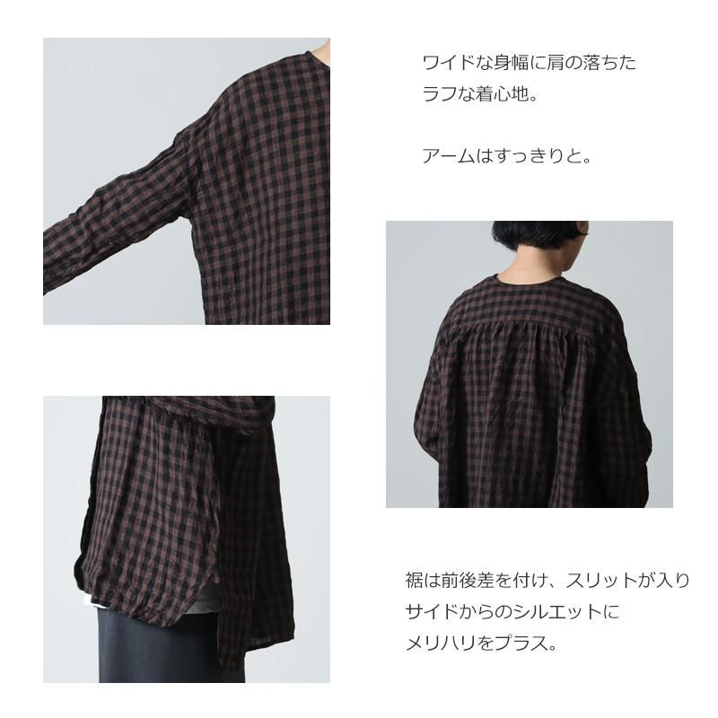 jujudhau (ズーズーダウ) FLY FRONT SHIRT / フライフロントシャツ
