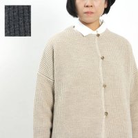 evameva (२) Wool cashmere aze coat