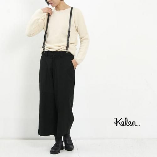 kelen (ケレン) Cowlether Suspenders Kito