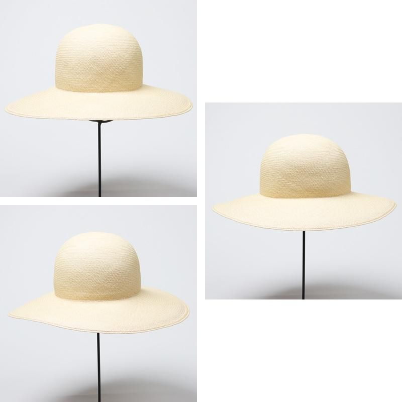 YAECA (ヤエカ) CANVAS DESIGN STRAW HAT / ストローハット