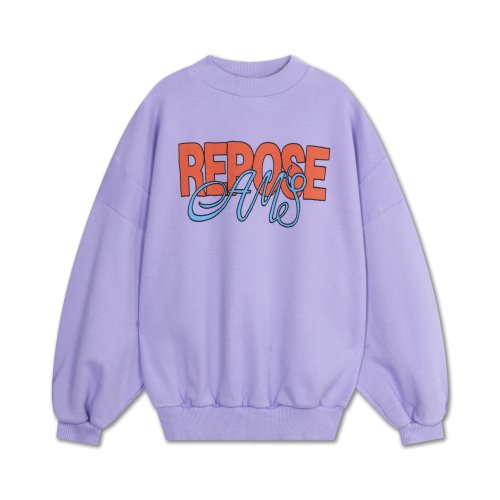 Repose.AMS crewneck sweater / bright violet - pippi baby&kids clothing