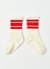 <img class='new_mark_img1' src='https://img.shop-pro.jp/img/new/icons6.gif' style='border:none;display:inline;margin:0px;padding:0px;width:auto;' />EAST END HIGHLANDERS   Line Socks / WhiteRed Stripe