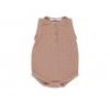 the little BARiNE   bodysuit / rugby tan