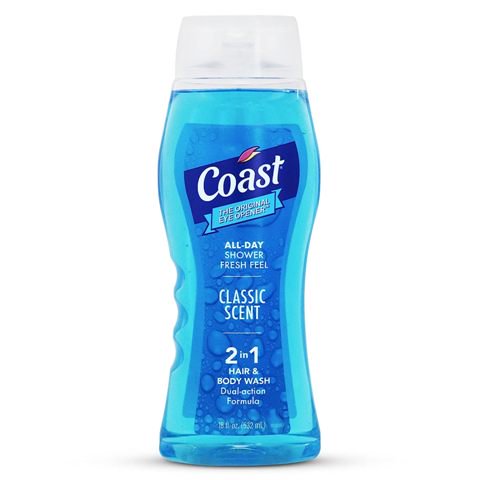 【 Coast 】 コースト 2in1 ヘアー & ボディウォッシュ / ボディソープ クラシックセント 18 FL OZ / 532ml -  ★アメリカ＆アジア雑貨のお店★ティーダマーケット