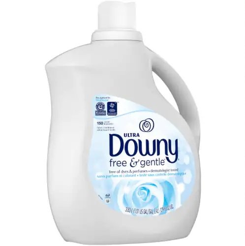 皮膚科によるテスト済みの無香料・無着色柔軟剤です。【 ULTRA Downy 】 ウルトラ ダウニー フリー & ジェントル 濃縮 柔軟剤 3.83L  / 129oz - ☆アメリカ＆アジア雑貨のお店☆ティーダマーケット