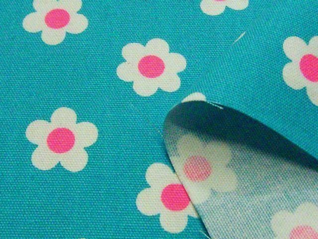 デイジー柄・コットンオックスプ