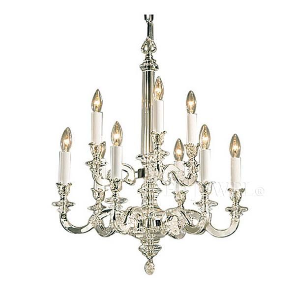 Tikanna】アンティーク調・シャンデリア9灯(W-×H-mm)※要お見積もり