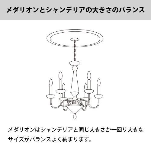 装飾部材シーリングメダリオン