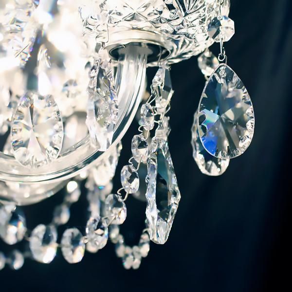 良品　エルジュエル　クリスタルアンティーク調シャンデリア　豪華　高級　LED ARTGLASS｜シャンデリア専門店エルジュエル