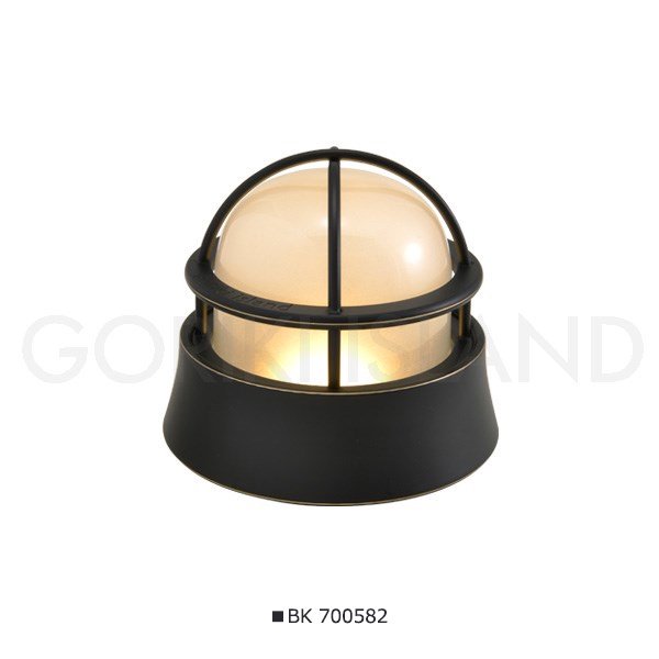 照明 マリンランプ マリンライト   オンリーワンクラブ   真鍮製ガーデンライト くもりガラス（LED球仕様） BH1000 古色   BRASS GARDEN LIGHT 屋外 野外 - 2