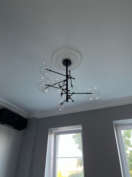 Dunying】デザインスプートニク照明 6灯/8灯 ゴールド/ブラック (W800