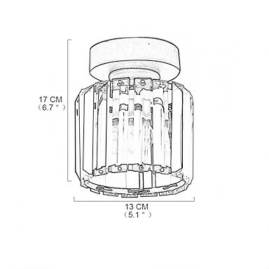 CONTRACTED LEDۥ󥰥ߥ˥ǥꥢ1ɡW130H170mm