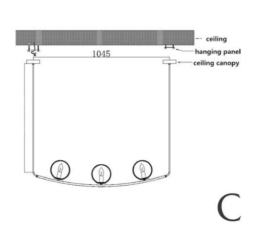 E-LightLEDǥꥢ  1/2/3/4 L540L2390mm 