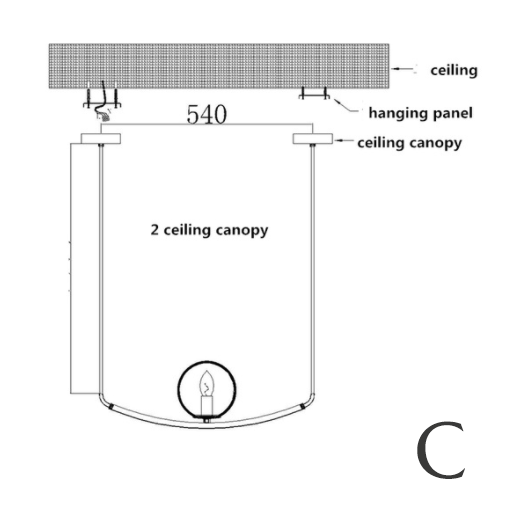 E-LightLEDǥꥢ  1/2/3/4 L540L2390mm 