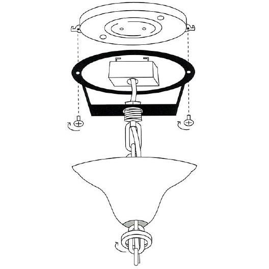 部材】引っ掛けシーリング用天井カップ（耐荷重10kgまで）