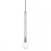 【MITZI】アメリカ・デザインペンダントライト 【PIPPIN】1灯 ・クローム（W120.7×H609.6mm）