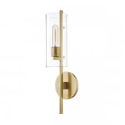 【MITZI】アメリカ・デザインウォールライト「ARIEL」1灯・ゴールド（W139.7×H514.3mm）