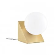 【MITZI】アメリカ・テーブルライト「ASPYN」1灯・ゴールド（W133.3×H184.1mm）