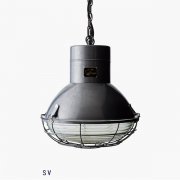 【HERMOSA】ペンダントライト「PASADENA LAMP」1灯・SV（W420×H410mm）