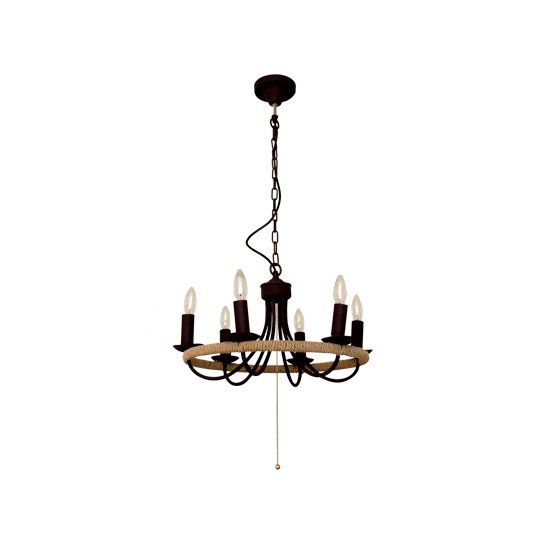 HERMOSAۥץǥꥢCIRCLE ROPE CHANDELIER6W520H270mm