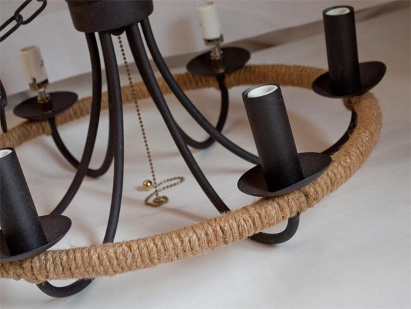 HERMOSAۥץǥꥢCIRCLE ROPE CHANDELIER6W520H270mm