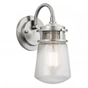 【KICHLER】アメリカ・キチラー社 屋外用 ウォールランプ1灯「Lyndon」（W127×H286mm）