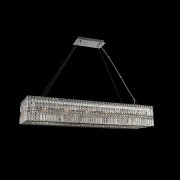 【ALLEGRI】アメリカ・クリスタルデザインシャンデリア「Rettangolo」14灯クローム(W380×H500×D1270mm)