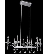 【ALLEGRI】アメリカ・クリスタルデザインシャンデリア「Cosimo」8灯クローム(W1010×D460mm)