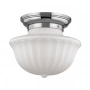 【HUDSON VALLEY】アメリカ・デザイン照明シーリングライト「DUTCHESS」2灯・クローム（W381.0×H317.5mm）