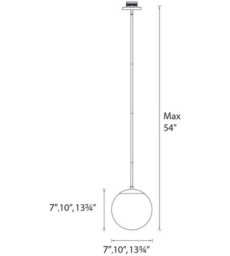 WAC Lightingۥڥȥ󥰥饤ȡNiveous1 ɡСۥ磻ȡL254W254H254mm