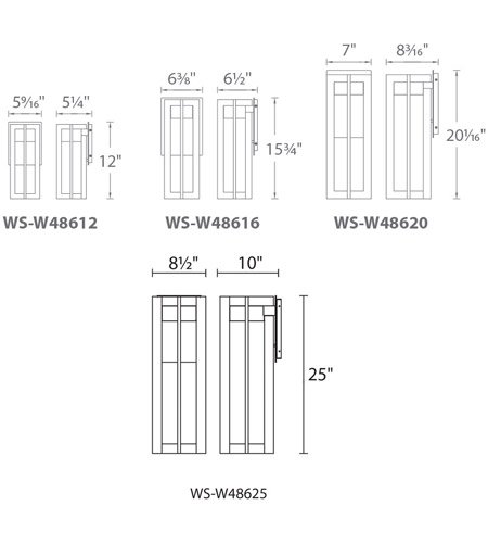 WAC Lightingۥ饤ȡChamber1L216W246H635mm