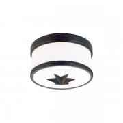 【HUDSON VALLEY】アメリカ・デザイン照明 スターシーリングライト「SENECA」1灯（W215.9×H133.3mm）