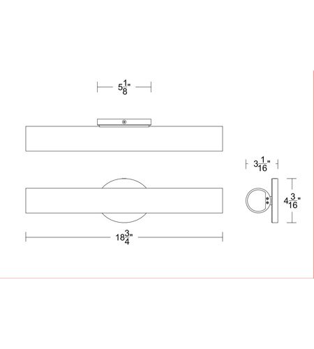 WAC Lightingۥ饤ȡOslo1L476W78H106mm