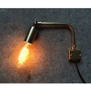 【LAMPS】ガラスシェードウォールランプ 1灯 E17 (W50×D150×H150mm)※受注生産品