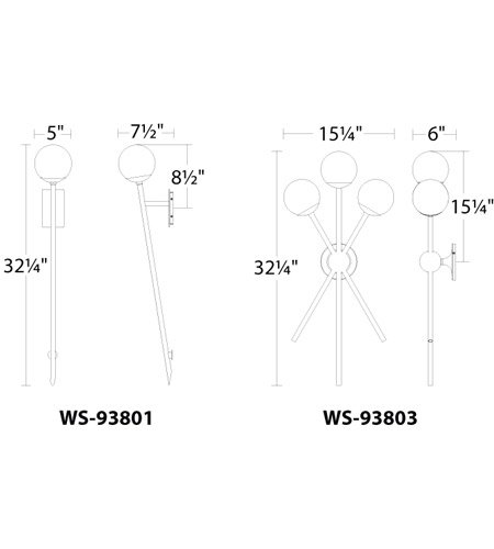 WAC Lightingۥ饤ȡBossa Nova1L387W152H819mm