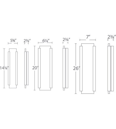 WAC Lightingۥ饤ȡFiction1L178W60H660mm