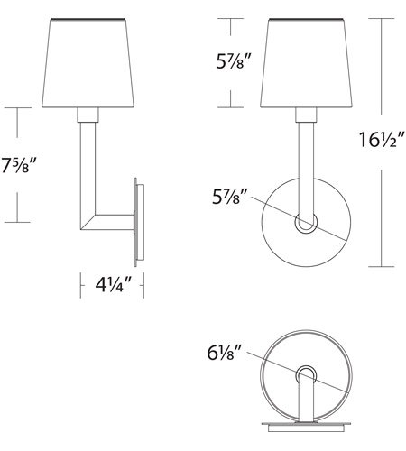 WAC Lightingۥ饤ȡJenna1L165W175H419mm