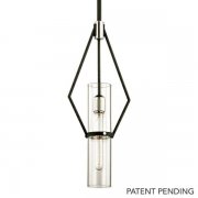 【TROY】アメリカ・デザイン照明 ガラスシェードペンダントライト「RAEF」1灯（W241.3×H615.9-1860.5mm）