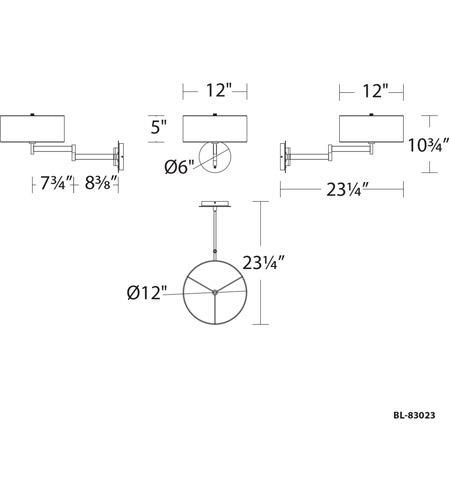 WAC LightingۥסChelsea1L591W305H270mm