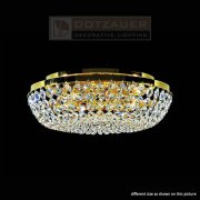 【Dotzauer】 オーストリア・最上級クリスタル 大型シーリングシャンデリア20灯　(Φ1200×H400mm)*