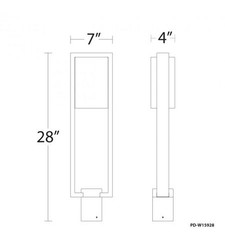 WAC Lightingۥݥȥ饤ȡArchetype1L178W102H711mm