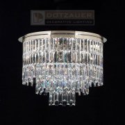 【Dotzauer】 クリスタルシーリングランプ デザイン照明10灯　(Φ500×H450mm)