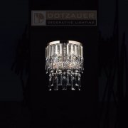 【Dotzauer】クリスタルウォールランプ デザイン照明2灯　(W180×D110×H270mm)*