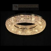 【Dotzauer】オーストリア・最上級クリスタル シーリングシャンデリア 10灯　(Φ800×H130mm)*