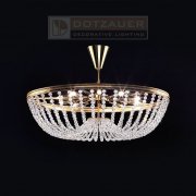 【Dotzauer】オーストリア・最上級クリスタル シーリングシャンデリア10灯　(Φ800×H240mm)*
