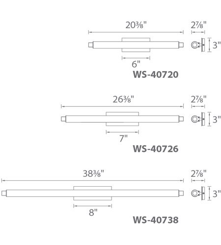 WAC LightingۥХ롼Х˥ƥ饤ȡVista1L670W73H76mm