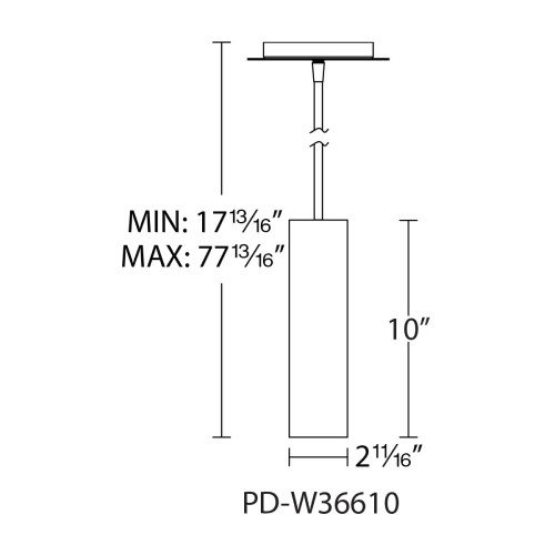 WAC Lightingۥڥȥ󥰥饤ȡCaliber1L68W68H254-1981mm