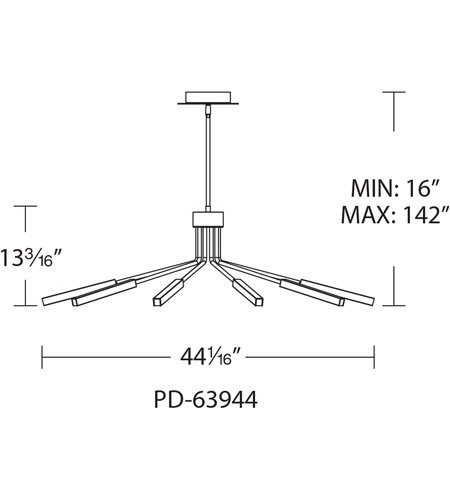 WAC Lightingۥڥȥ󥰥饤ȡRonin10L1119W1119H335-3607mm