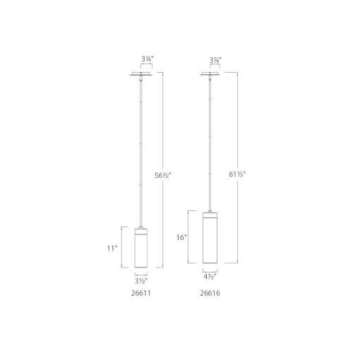 WAC Lightingۥڥȥ󥰥饤ȡElementum1L89W89H279-3048mm